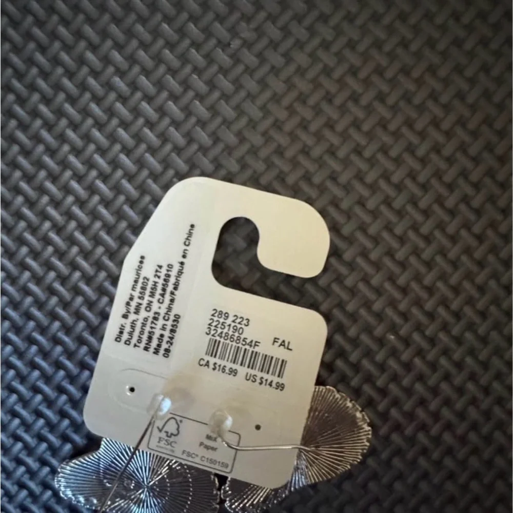 Maurices Silver MRS Earrings - Picture 2 of 2